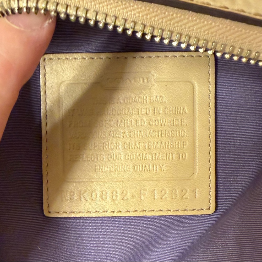 Coach Y2K Shoulder bag with Dust bag EUC #12321 - Picture 11 of 14